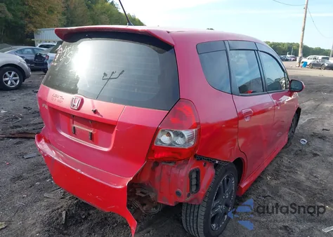 2007 Honda Fit Sport from USA, damaged, VIN JHMGD38627S010796